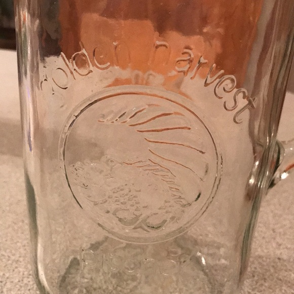 Vintage Golden harvest pitcher clear 48oz - Picture 3 of 7